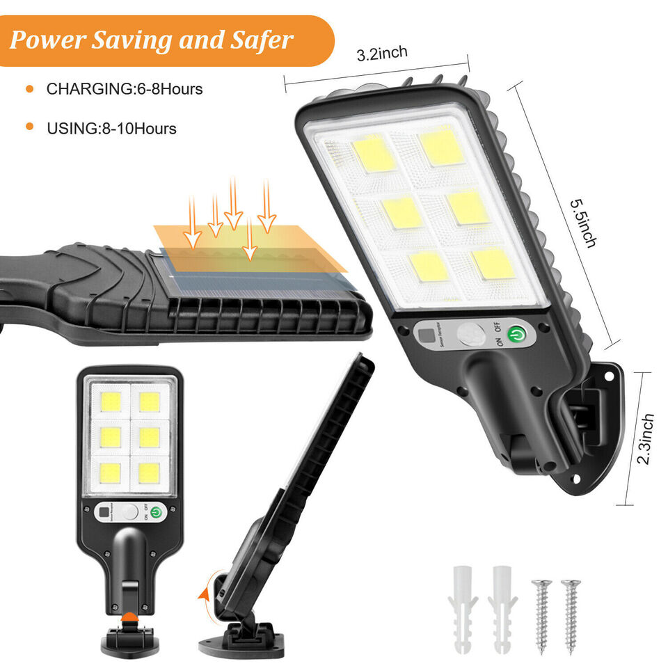 Lampe Solaire Extérieur LED Haute Performance avec Détection de Mouvement 7