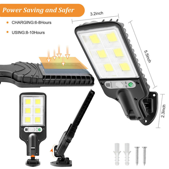 Lampe Solaire Extérieur LED Haute Performance avec Détection de Mouvement 7