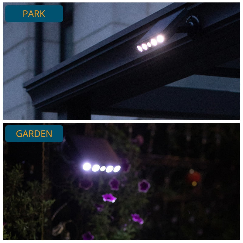 Lampe Solaire Extérieur LED avec Détecteur de Mouvement pour Éclairage Extérieur 2