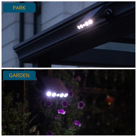 Lampe Solaire Extérieur LED avec Détecteur de Mouvement pour Éclairage Extérieur 2