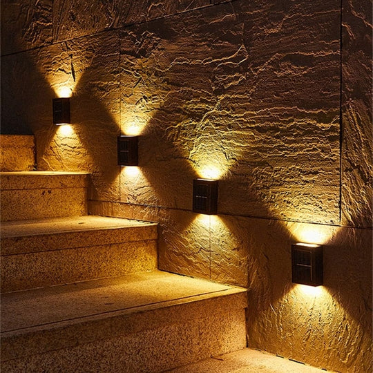 Lampe Solaire Extérieur Moderne Éclairage Automatique pour Terrasse 2