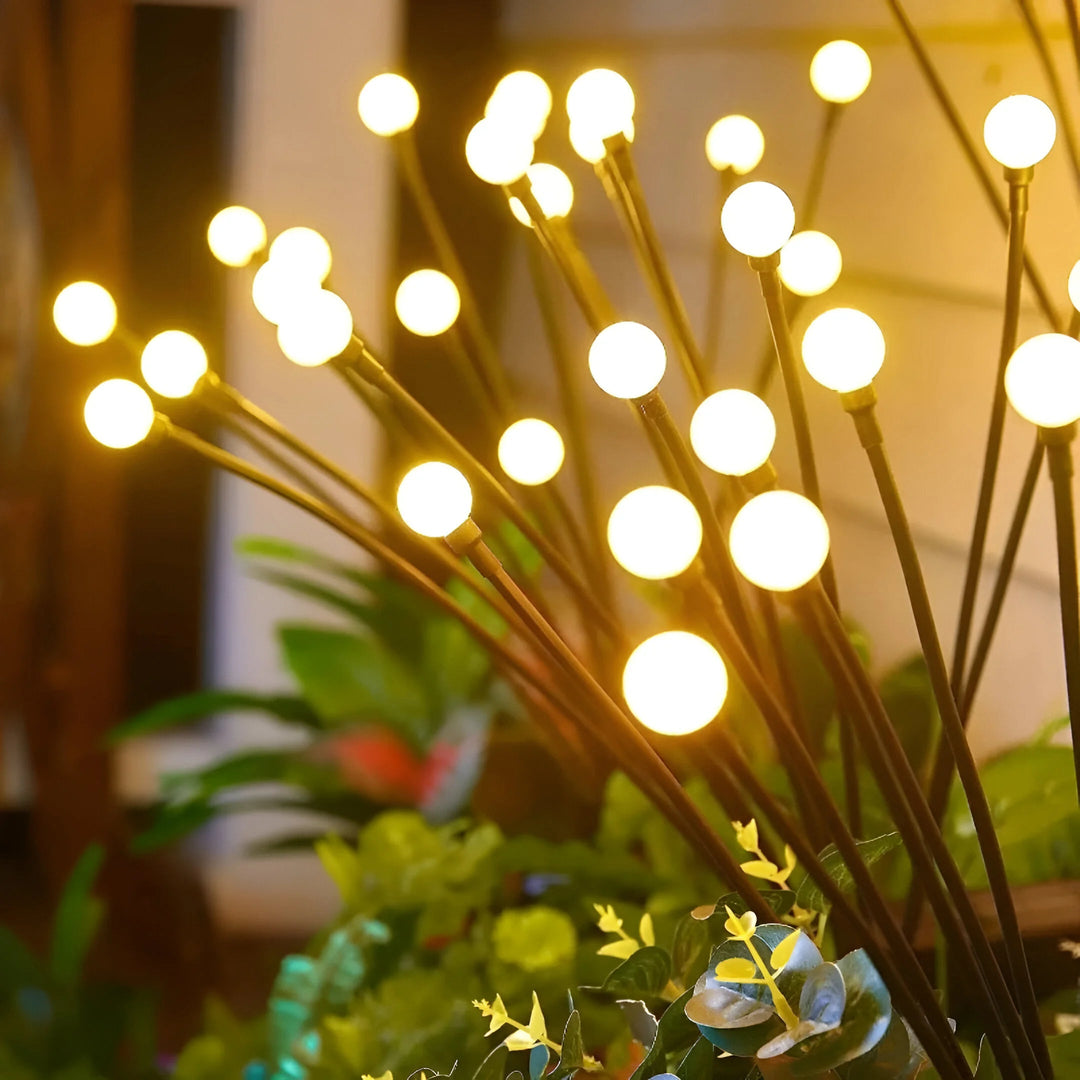 Lampe Solaire Jardin Oscillante Éclairage Extérieur Solaire Résistante aux Intempéries 3