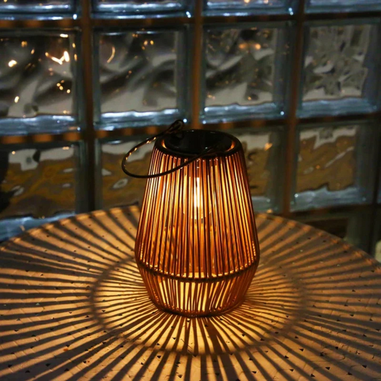 Lampe Solaire de Jardin Tissée à la Main 5