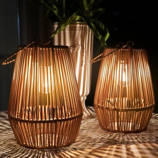 Lampe Solaire de Jardin Tissée à la Main 7