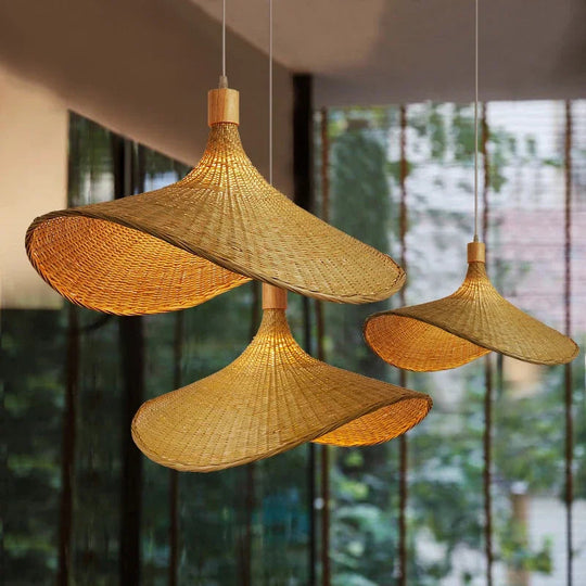 Lampe Suspendue Boho Chic Design Naturel Artisanale Pour Salle à Manger 1