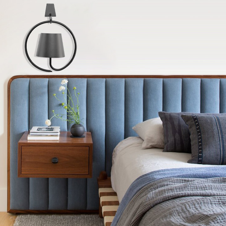 Lampe Suspendue LED Rechargeable Design Moderne avec Fonction Touch Dim 5