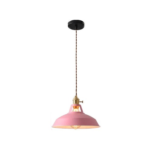 Lampe Suspendue Métal Vintage Pastel 12