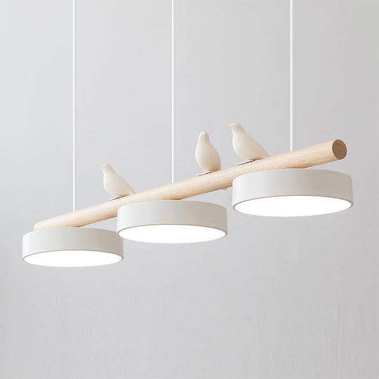 Lampe Suspendue Naturelle avec Design Oiseau 0
