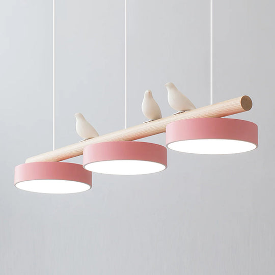 Lampe Suspendue Naturelle avec Design Oiseau 11