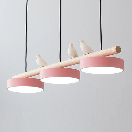 Lampe Suspendue Naturelle avec Design Oiseau 12