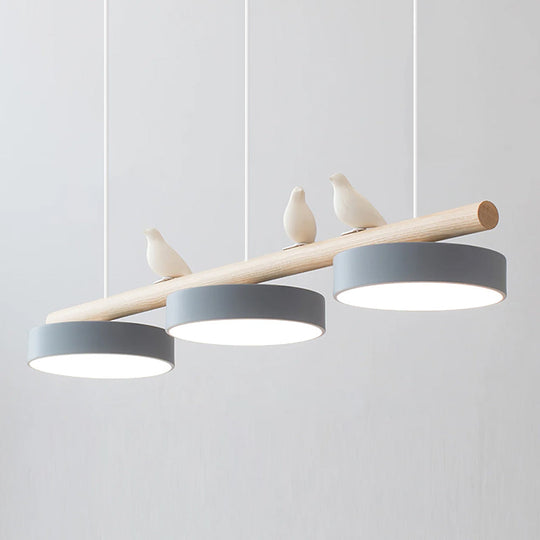 Lampe Suspendue Naturelle avec Design Oiseau 13