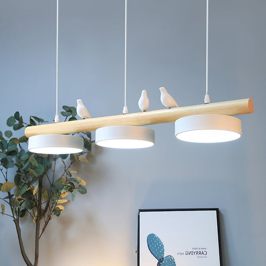 Lampe Suspendue Naturelle avec Design Oiseau 7