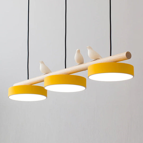 Lampe Suspendue Naturelle avec Design Oiseau 9