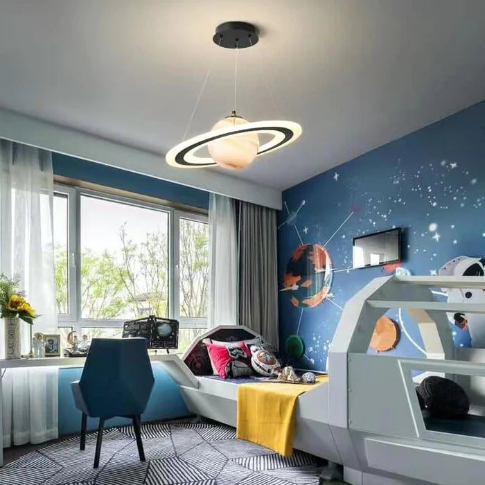 Lampe Suspendue Thème Planétaire pour Enfant Luminaire Suspendu LED 1
