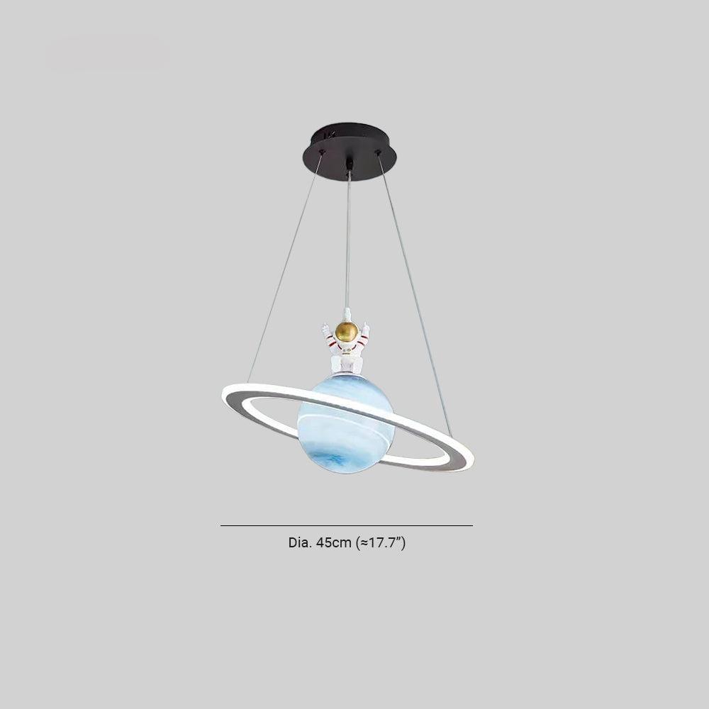 Lampe Suspendue Thème Planétaire pour Enfant Luminaire Suspendu LED 4