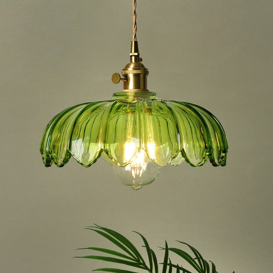 Lampe Suspendue Vintage Florale 10