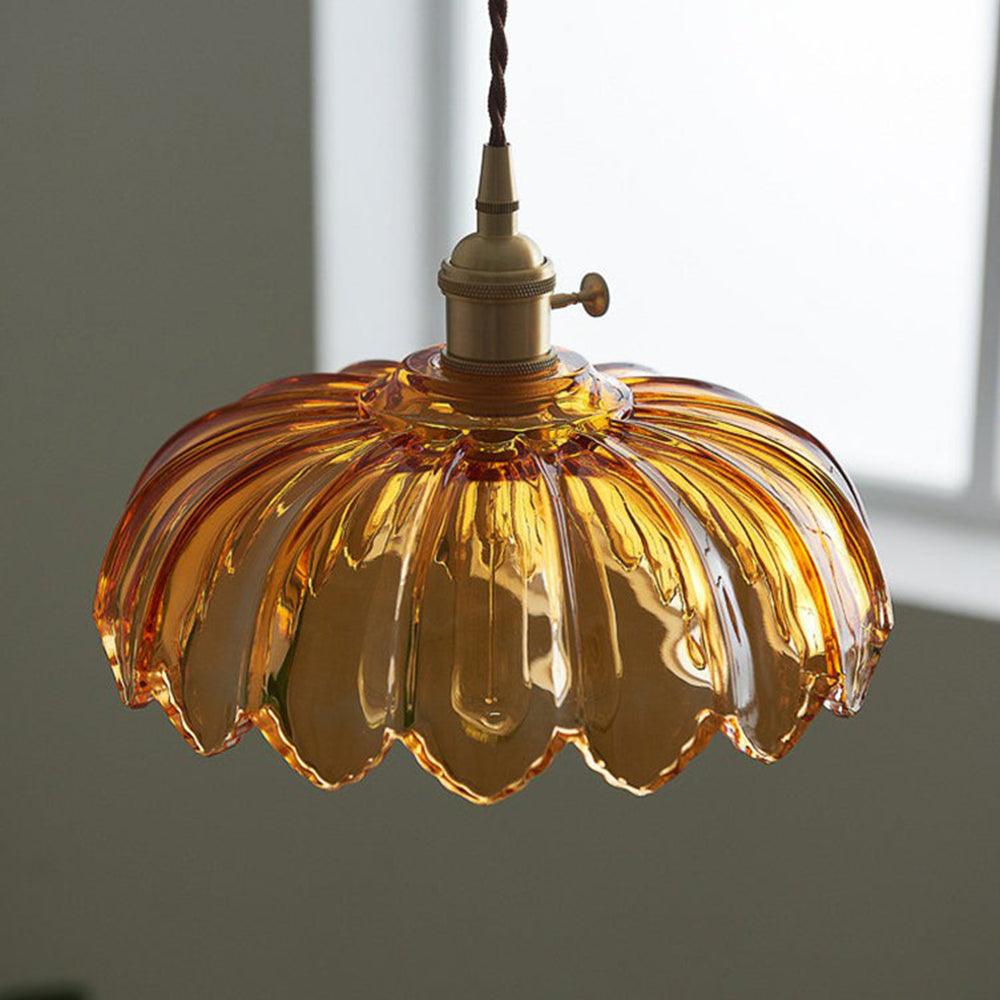 Lampe Suspendue Vintage Florale 2