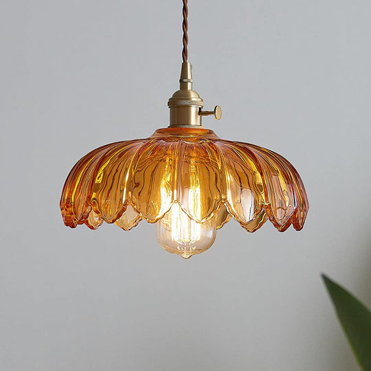 Lampe Suspendue Vintage Florale 3
