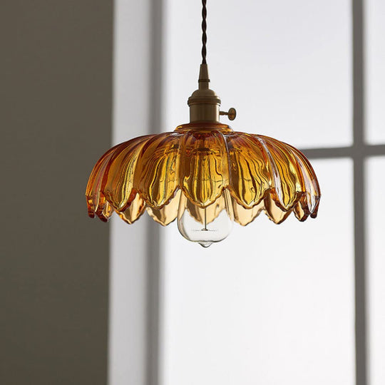 Lampe Suspendue Vintage Florale 6
