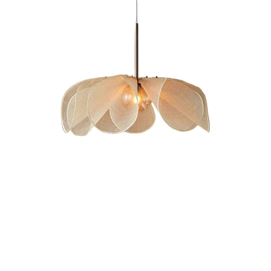 Lampe Suspendue Vintage en Tissu 0