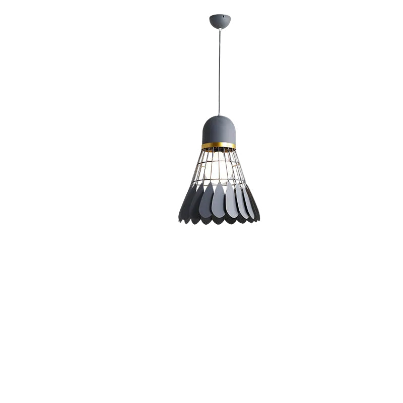 Lampe Suspension Minimaliste Inspirée du Badminton pour Décoration Intérieure 0