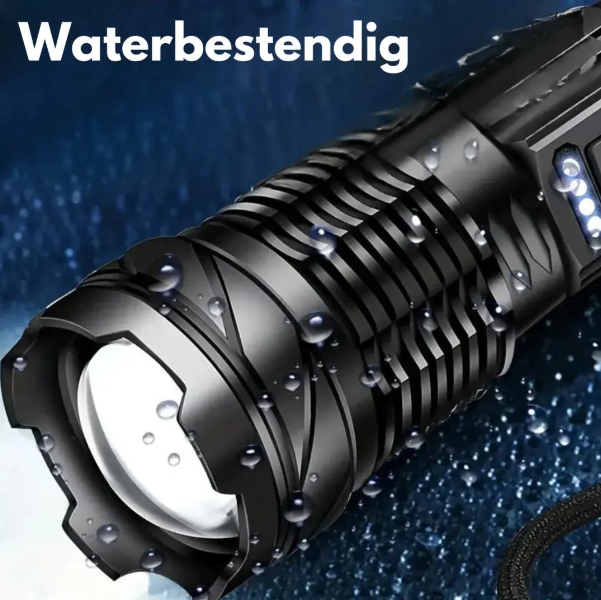Lampe Torche Militaire Rechargeable Puissante avec 5 Modes et Zoom 2