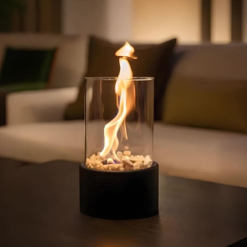 Lampe à Huile en Verre Rechargeable Design Élégant 0