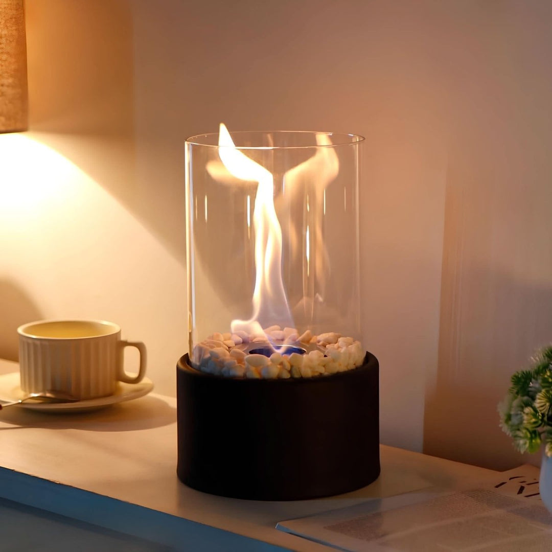 Lampe à Huile en Verre Rechargeable Design Élégant 3