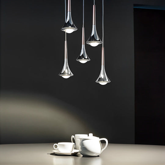 Lampe à Suspension Design Goutte d'Eau Moderne 1