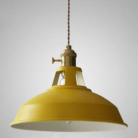 Lampe à Suspension Rétro Industrielle Design Authentique 4
