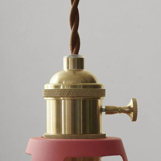 Lampe à Suspension Rétro Industrielle Design Authentique 7
