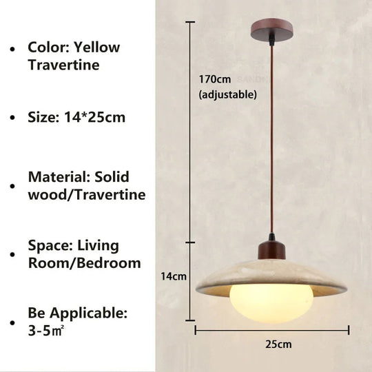 Lampe à Suspension Wabi Sabi Design Rustique pour Intérieur 11