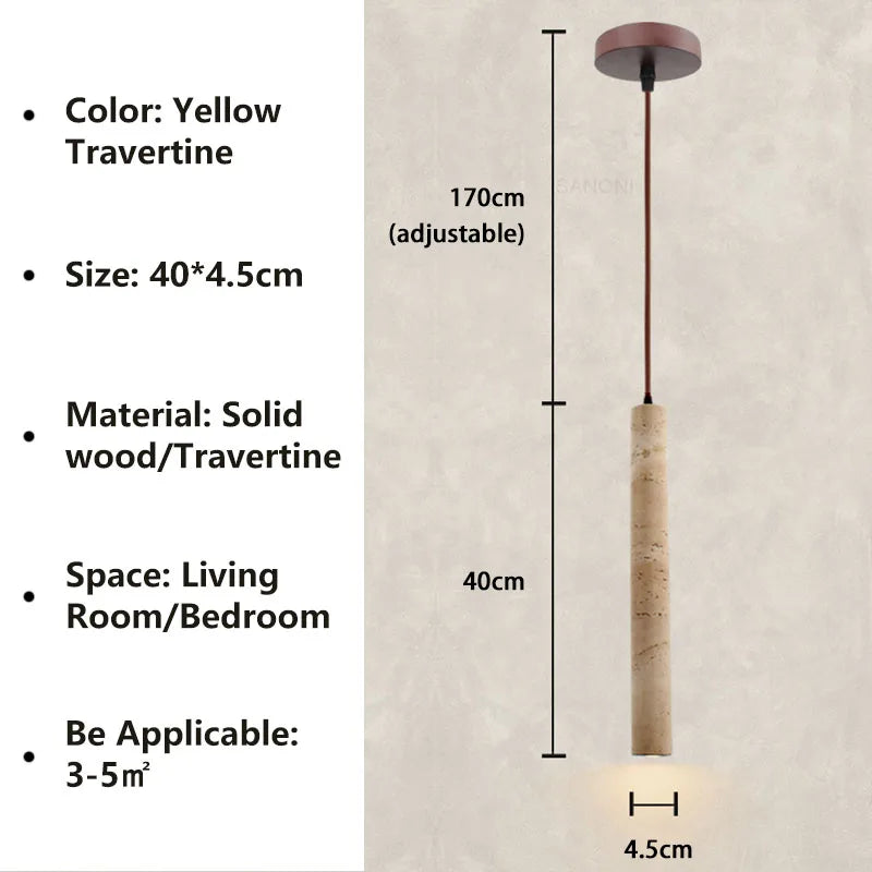 Lampe à Suspension Wabi Sabi Design Rustique pour Intérieur 9