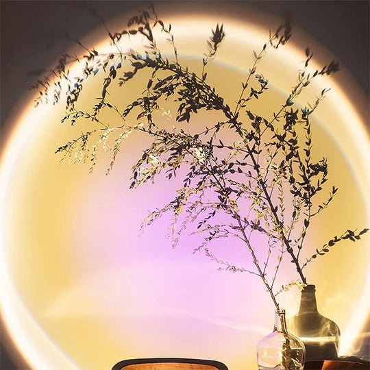 Lampe d Ambiance LED Projection Coucher de Soleil pour Salon 5