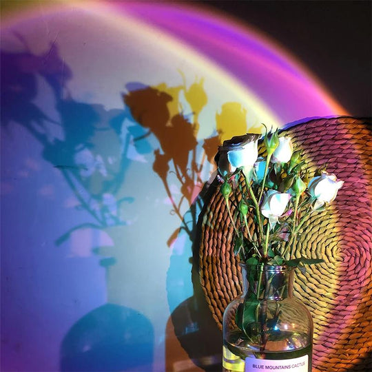Lampe d Ambiance LED Projection Coucher de Soleil pour Salon 6