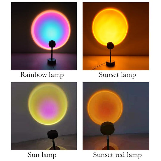 Lampe d Ambiance LED Projection Coucher de Soleil pour Salon 8