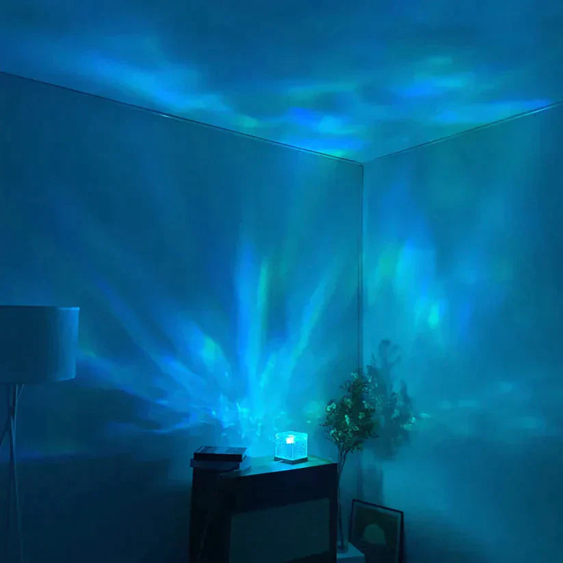 Lampe d'Ambiance Vague avec Télécommande pour Salon 1