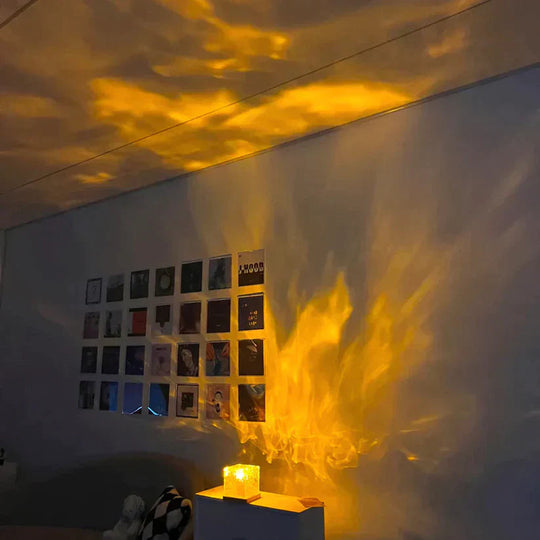 Lampe d'Ambiance Vague avec Télécommande pour Salon 2