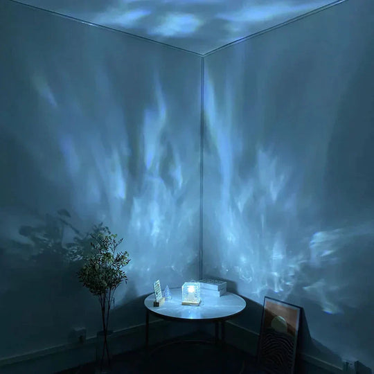 Lampe d'Ambiance Vague avec Télécommande pour Salon 4