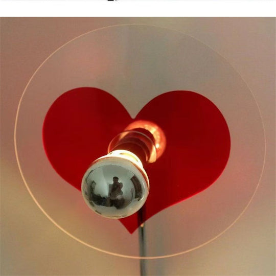 Lampe d Ambiance en Forme de Cœur pour Salon, Lumière Apaisante et Chaleureuse 5
