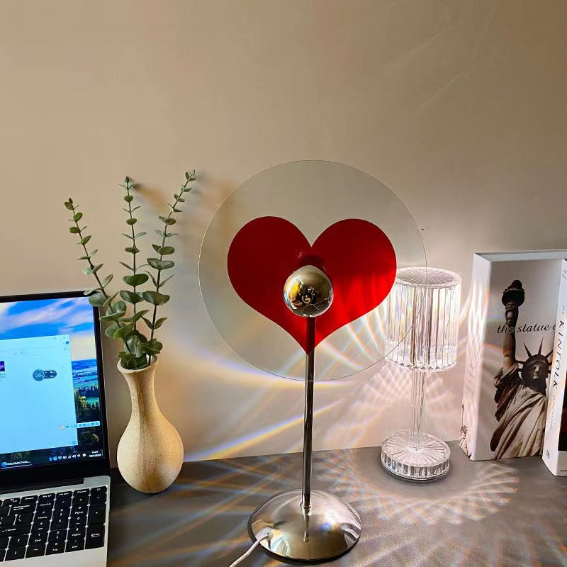 Lampe d Ambiance en Forme de Cœur pour Salon, Lumière Apaisante et Chaleureuse 7