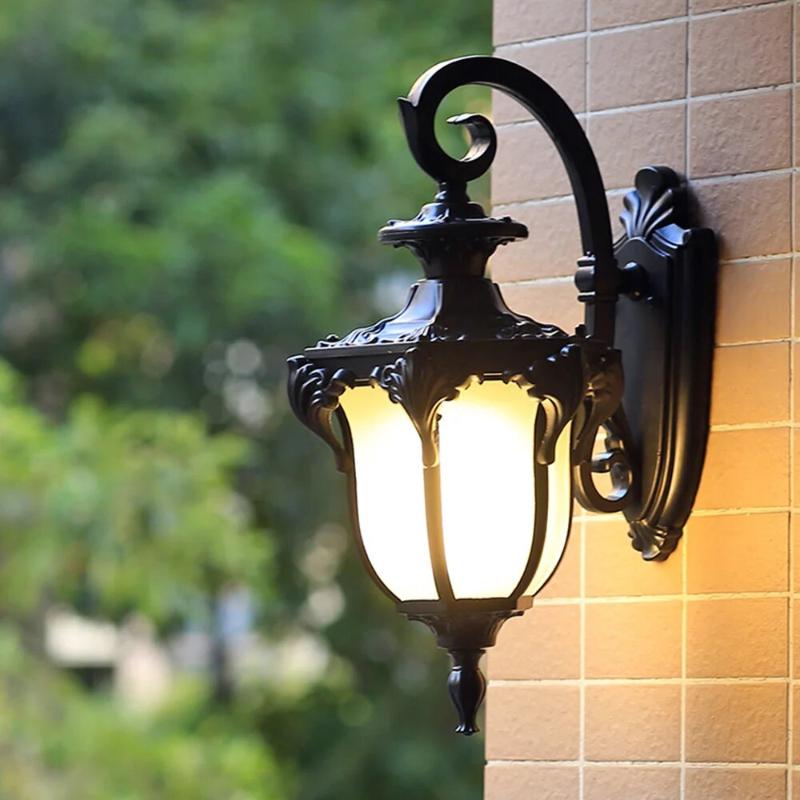Lampe d'Extérieur Vintage Luminaire pour Terrasse et Balcon 1