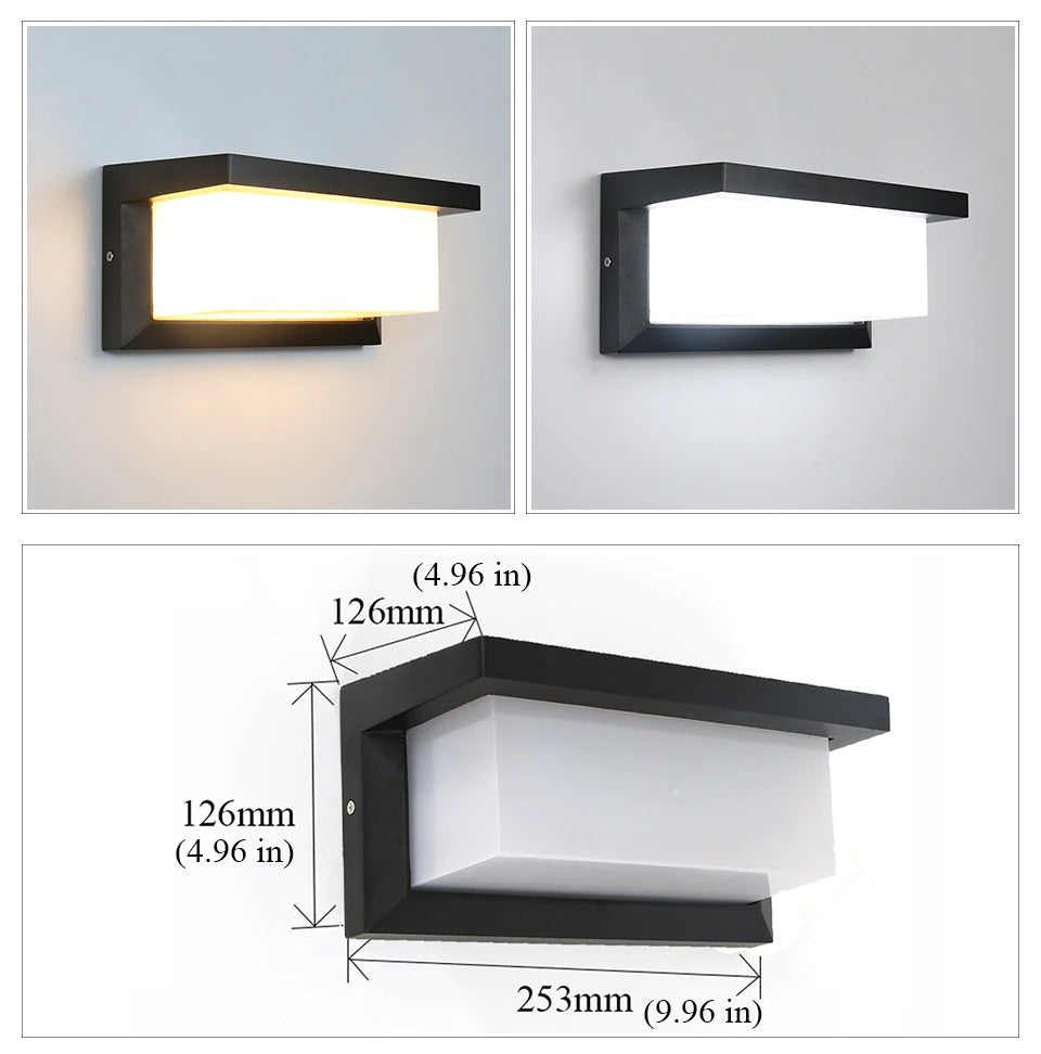 Lampe d'extérieur LED Horizontale Moderne 6
