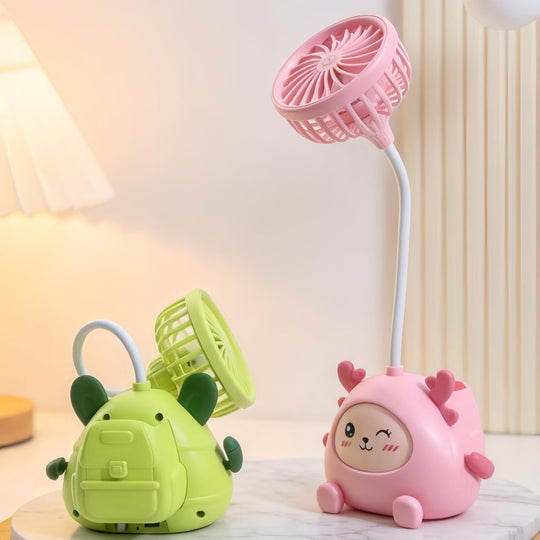 Lampe de Bureau Femme avec Ventilateur Intégré 1