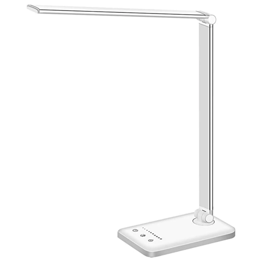 Lampe de Bureau LED Design Moderne avec Port de Chargement USB 2