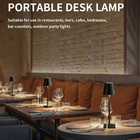 Lampe de Bureau LED Design Sans Fil Rechargeable Moderne 4