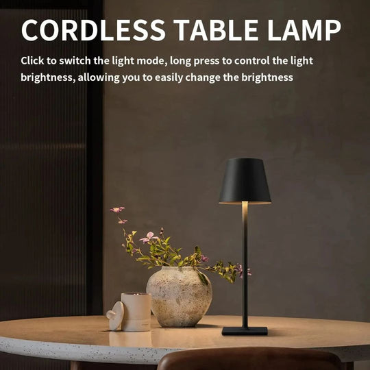Lampe de Bureau LED Design Sans Fil Rechargeable Moderne 5