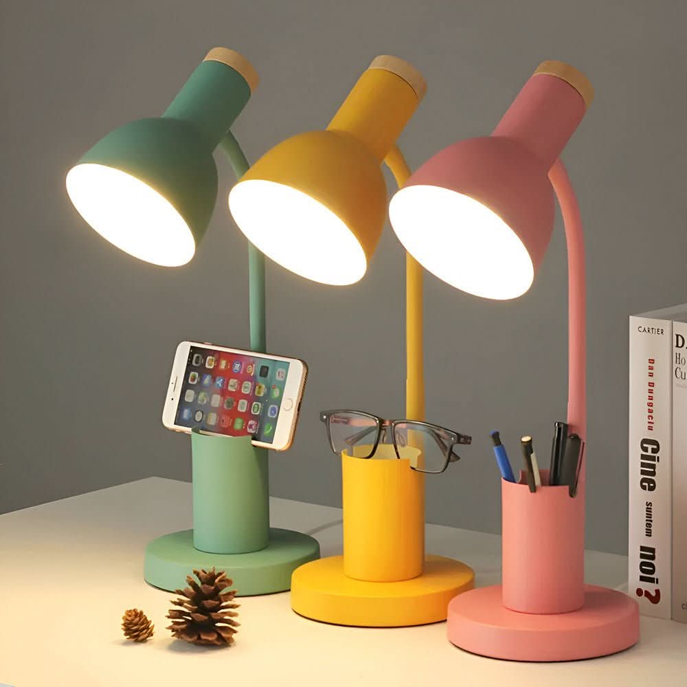 Lampe de Bureau LED Moderne avec Porte-Stylo 1