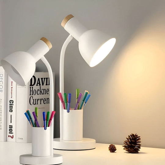 Lampe de Bureau LED Moderne avec Porte-Stylo 3