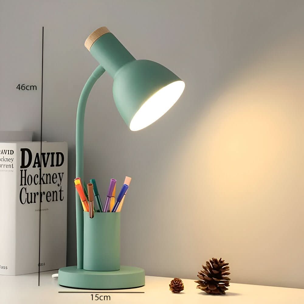 Lampe de Bureau LED Moderne avec Porte-Stylo 7